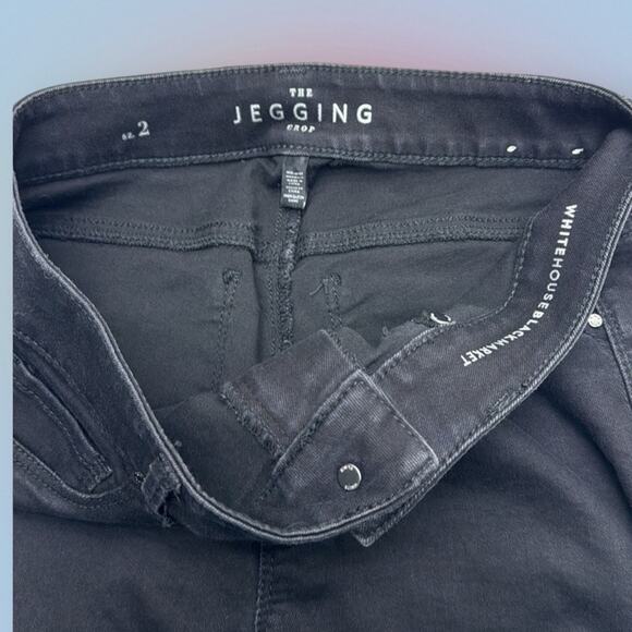 WHBM Women’s 2 Black Zipper Ankle JEGGING Jeans - Picture 4 of 4